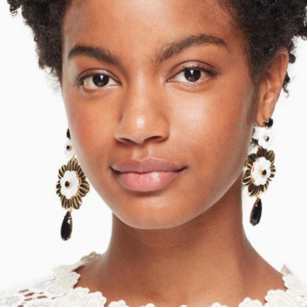 KATE SPADE NWT POSEY GROVE STATEMENT EARRINGS!